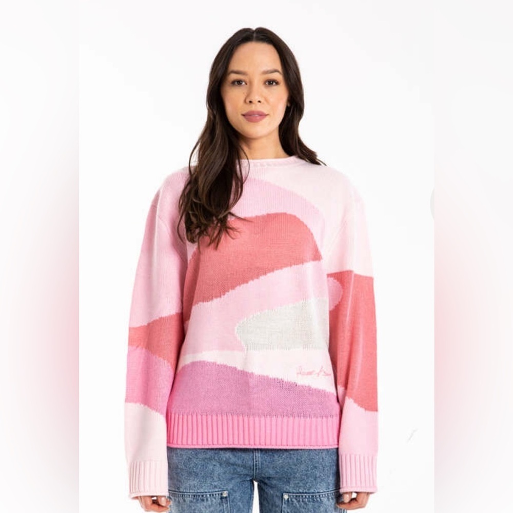 HOUSE OF SUNNY the Paris Landscape Jumper Pink Size Small (#1)